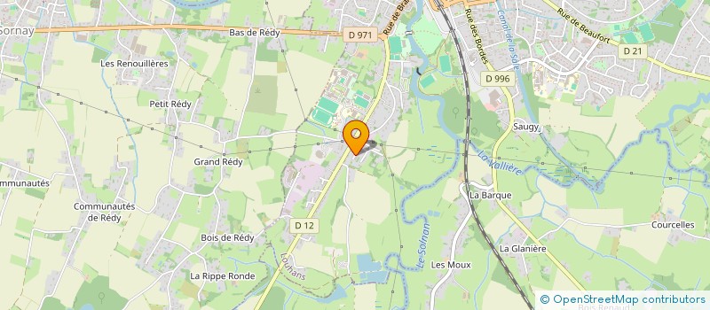 localisation de l'entreprise SAS A.F BATICONFORT 71 à LOUHANS