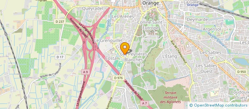 localisation de l'entreprise SAS A/FAIR FORMATION - AUDIT - INNOVATION - RESSOURCES à ORANGE