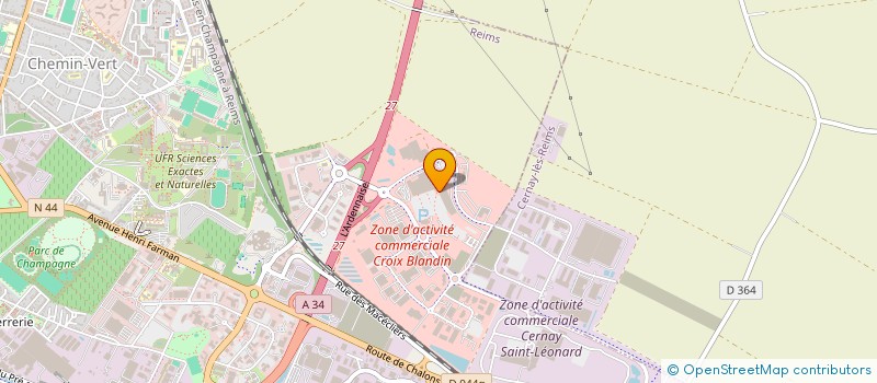 localisation de l'entreprise SAS A&L  REIMS