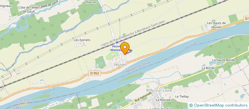 localisation de l'entreprise SAS A LA DECOUVERTE DES PIERRES  VEUZAIN-SUR-LOIRE