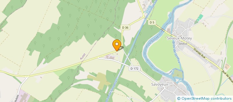 localisation de l'entreprise SAS A.M.T.  SAVOYEUX