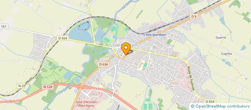 localisation de l'entreprise SAS A. N. T COIFF à L'ISLE-JOURDAIN