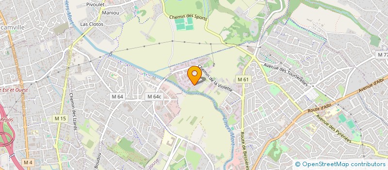 localisation de l'entreprise SAS A.NEDJ à L'UNION