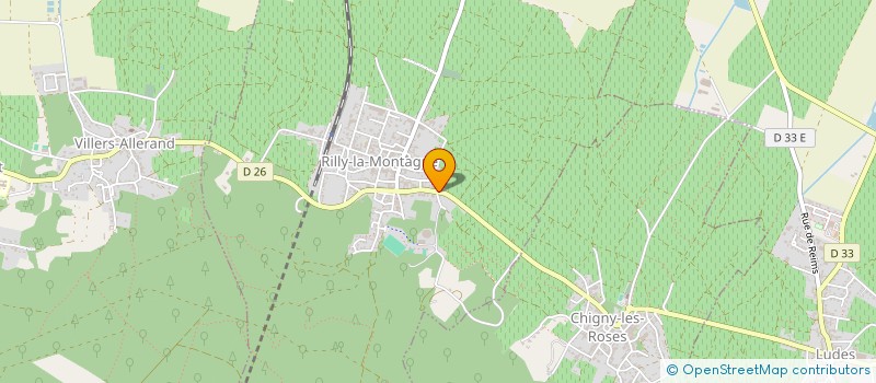 localisation de l'entreprise SAS A&S COUVREUR  RILLY-LA-MONTAGNE