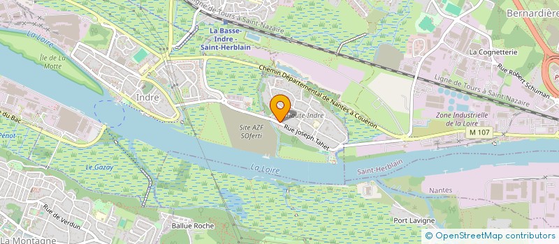 localisation de l'entreprise SAS A2  INDRE