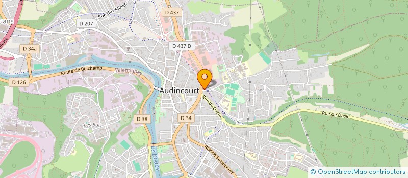 localisation de l'entreprise SAS AA COMPANY à AUDINCOURT