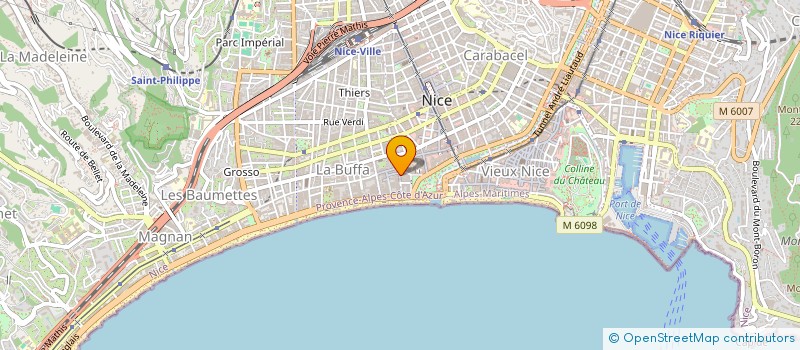 localisation de l'entreprise SAS AARON  NICE