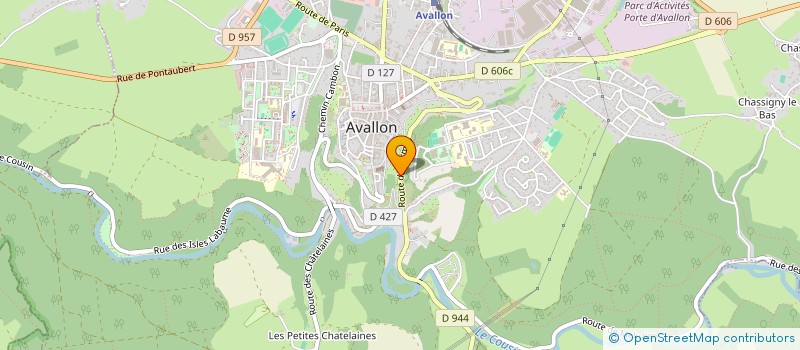 localisation de l'entreprise SAS AB CONSTRUCTION à AVALLON