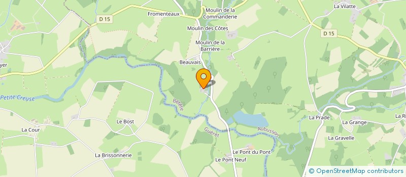 localisation de l'entreprise SAS ABBAYE DE PREBENOIT  BETETE