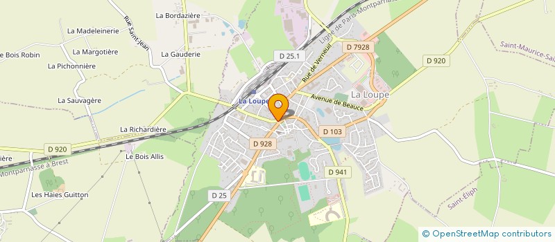 localisation de l'entreprise SAS ABCV à LA LOUPE