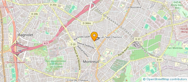 localisation de l'entreprise SAS ABDOU'S RENOV à MONTREUIL