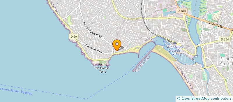 localisation de l'entreprise SAS ABELINVEST à SAINT-GILLES-CROIX-DE-VIE