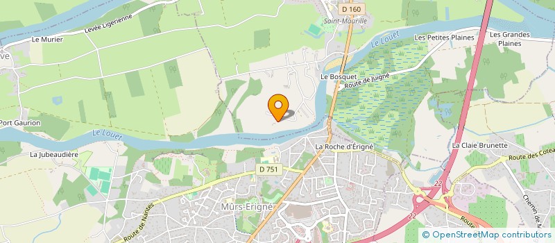 localisation de l'entreprise SAS ABG AUTOMOBILES  LES GARENNES SUR LOIRE