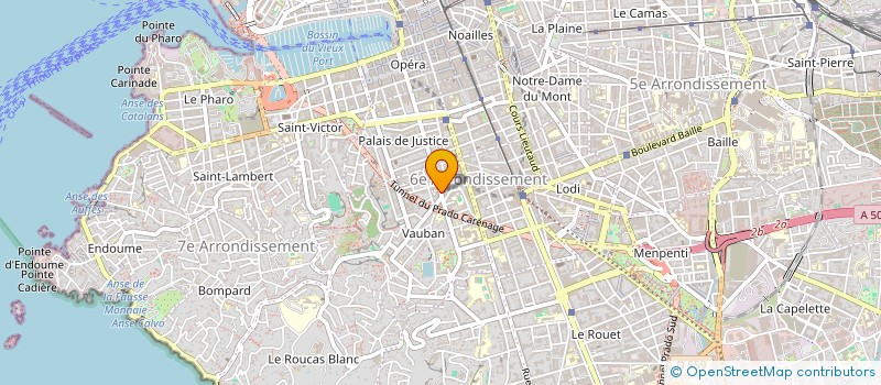 localisation de l'entreprise SAS ABN à MARSEILLE
