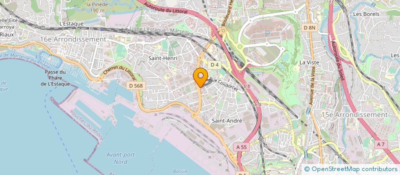 localisation de l'entreprise SAS AC CONSULTANT à LA CIOTAT