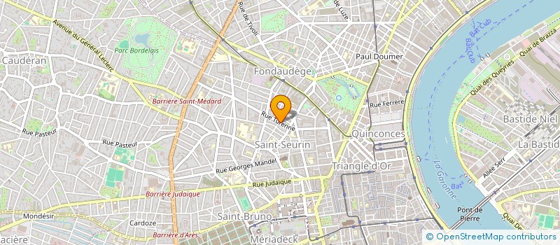 localisation de l'entreprise SAS ACACIA LANDES à BORDEAUX