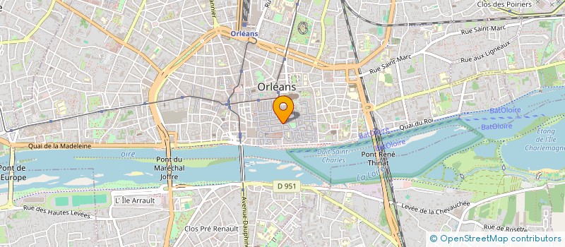 localisation de l'entreprise SAS ACE à ORLEANS