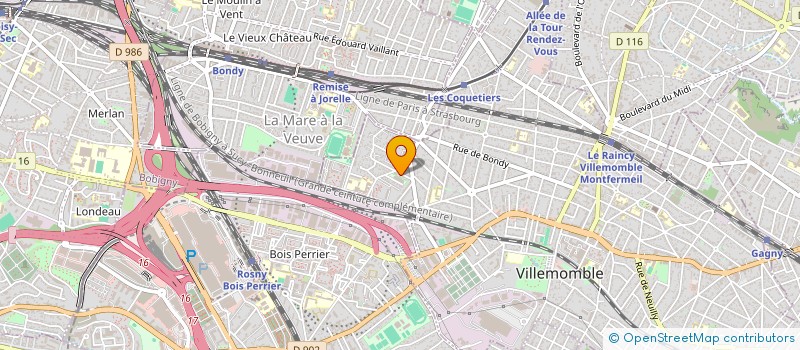 localisation de l'entreprise SAS ACGRENOVATIONS à VILLEMOMBLE