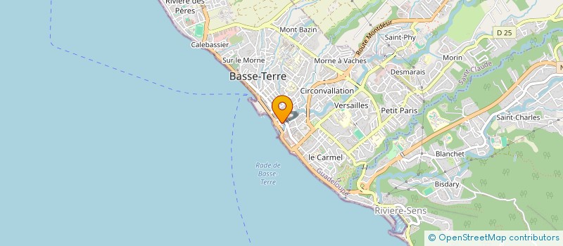 localisation de l'entreprise SAS ACOUZEN à BASSE-TERRE