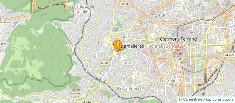 localisation de l'entreprise SAS ACR à CHAMALIERES