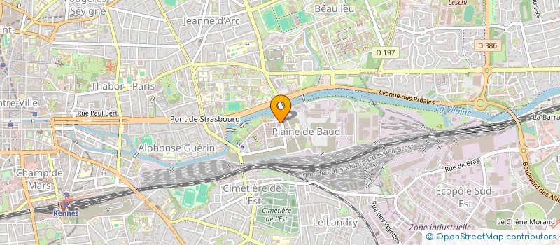 localisation de l'entreprise SAS ACTIVITES CLE  RENNES