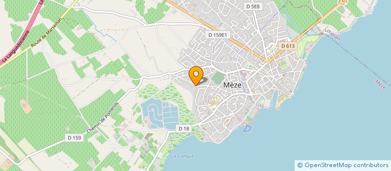 localisation de l'entreprise SAS ACTYAN DISTRIBUTION à MEZE