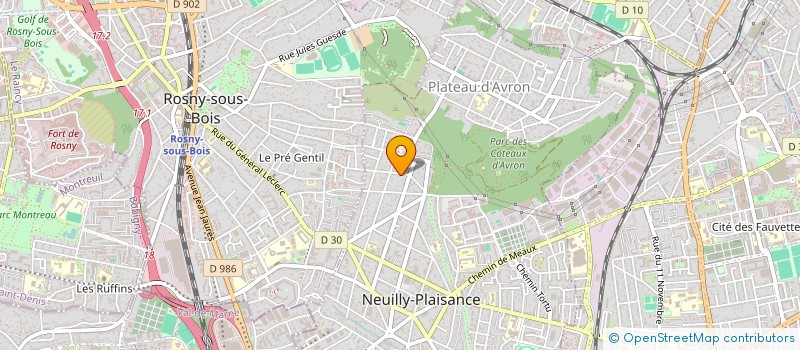 localisation de l'entreprise SAS ADER BAT à NEUILLY-PLAISANCE