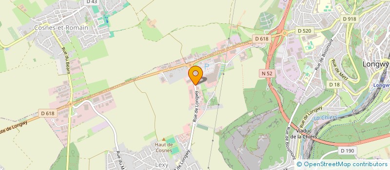 localisation de l'entreprise SAS ADJ MVL  LEXY