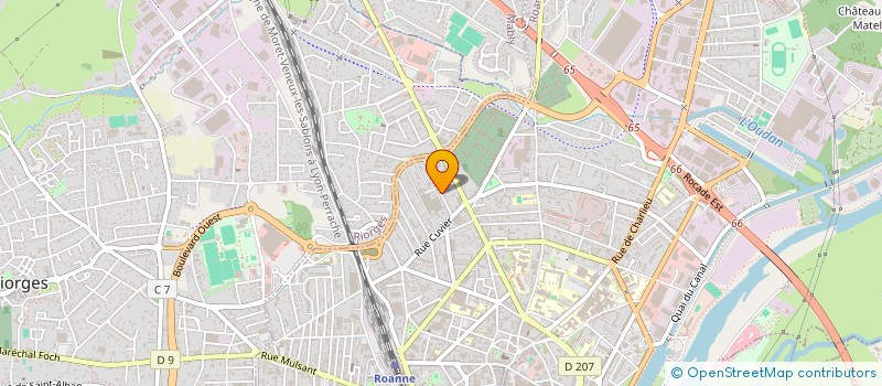 localisation de l'entreprise SAS ADMI ELECTRICITE à ROANNE