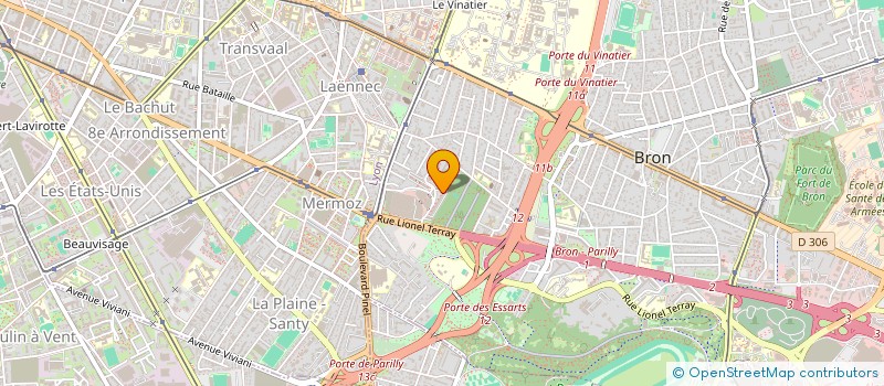 localisation de l'entreprise SAS ADRIEN RASCLE  BRON