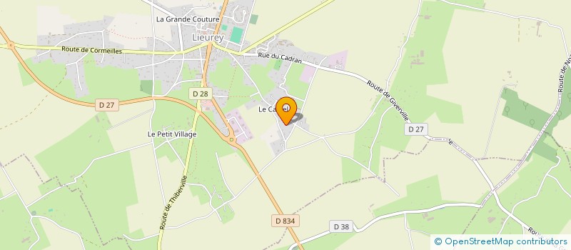 localisation de l'entreprise SAS AER-EAU SERVICE à LIEUREY