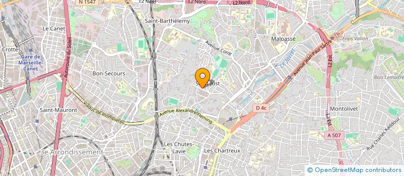 localisation de l'entreprise SAS AFDT à MARSEILLE
