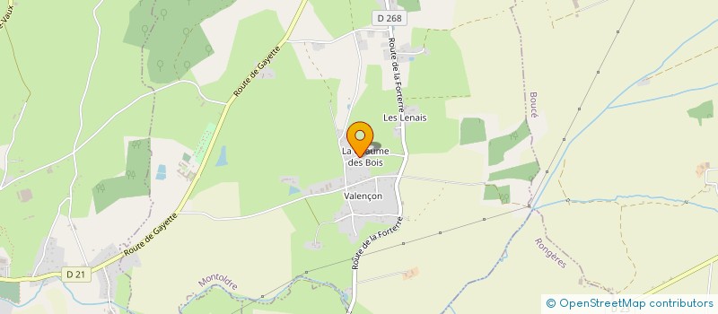 localisation de l'entreprise SAS AFI  MONTOLDRE