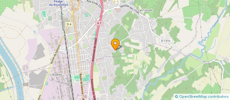 localisation de l'entreprise SAS AG à DAVEZIEUX