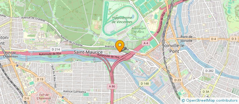 localisation de l'entreprise SAS AG CONSEIL à SAINT-MAURICE
