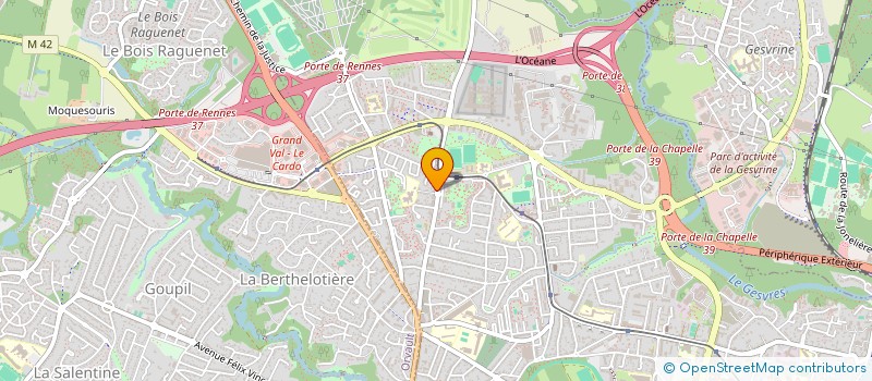 localisation de l'entreprise SAS AGENCE KTK  NANTES