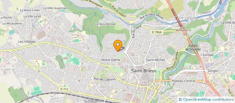localisation de l'entreprise SAS AGENCE LACOM à SAINT-BRIEUC