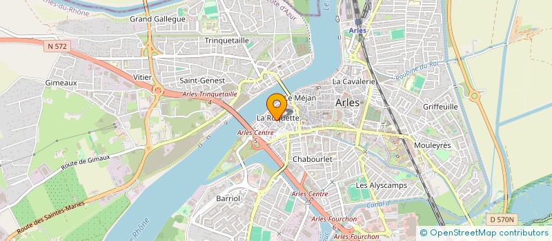 localisation de l'entreprise SAS AGIR+ à ARLES