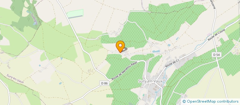 localisation de l'entreprise SAS AGISSON  SURY-EN-VAUX