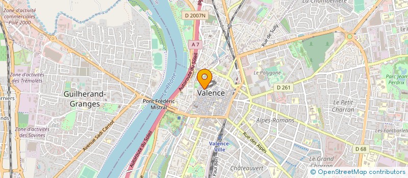 localisation de l'entreprise SAS AGOPS à VALENCE