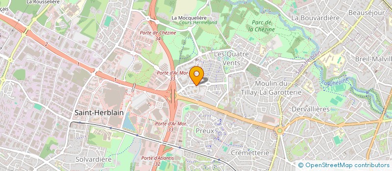 localisation de l'entreprise SAS AGORA GROUPE  SAINT-HERBLAIN