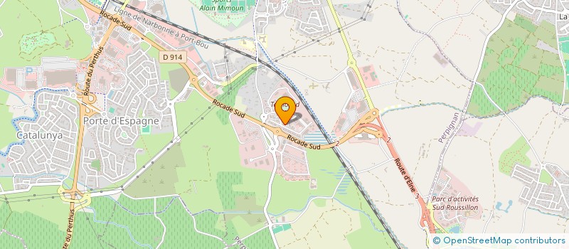 localisation de l'entreprise SAS AGP  PERPIGNAN