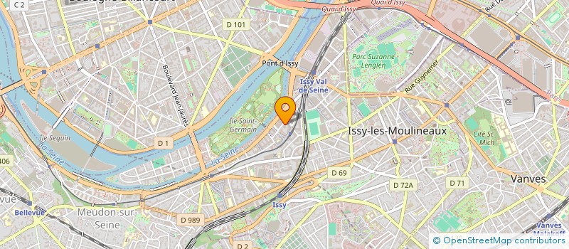 localisation de l'entreprise SAS AIR CHAUD FROID à ISSY-LES-MOULINEAUX