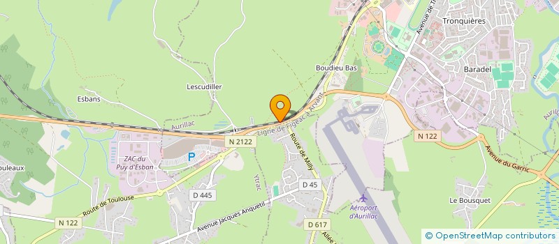 localisation de l'entreprise SAS AJ QUOIA à AURILLAC