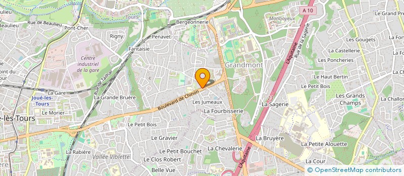localisation de l'entreprise SAS AJIR à JOUE-LES-TOURS