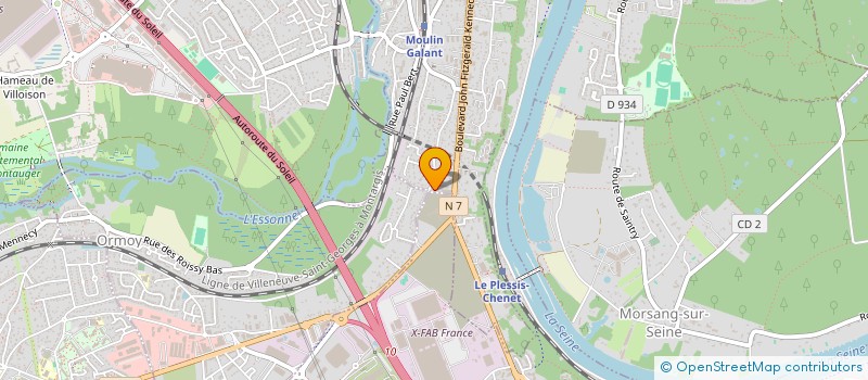 localisation de l'entreprise SAS AK CONTROLE à CORBEIL ESSONNES