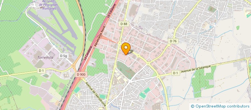 localisation de l'entreprise SAS AK SERVICES  PERPIGNAN