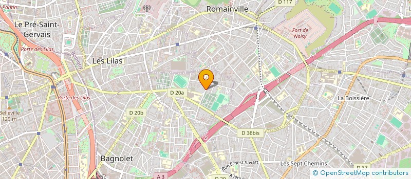 localisation de l'entreprise SAS  AKOPYAN  BAGNOLET