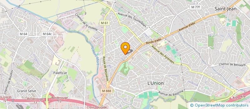 localisation de l'entreprise SAS AKYADO FRANCE à L'UNION
