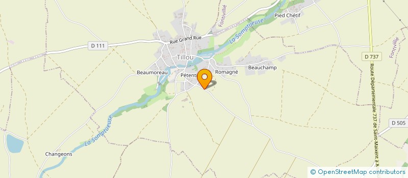 localisation de l'entreprise SAS AL79  CHEF-BOUTONNE